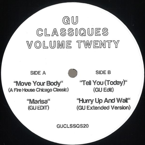 Glenn Underground — Classiques Vol. 20 vinyl cover