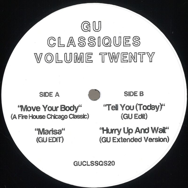 Glenn Underground — Classiques Vol. 20 vinyl cover