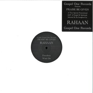 Rahaan — Praise Be Given vinyl cover