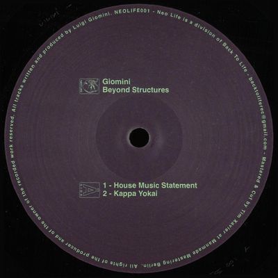 Giomini — Beyond Structures vinyl cover