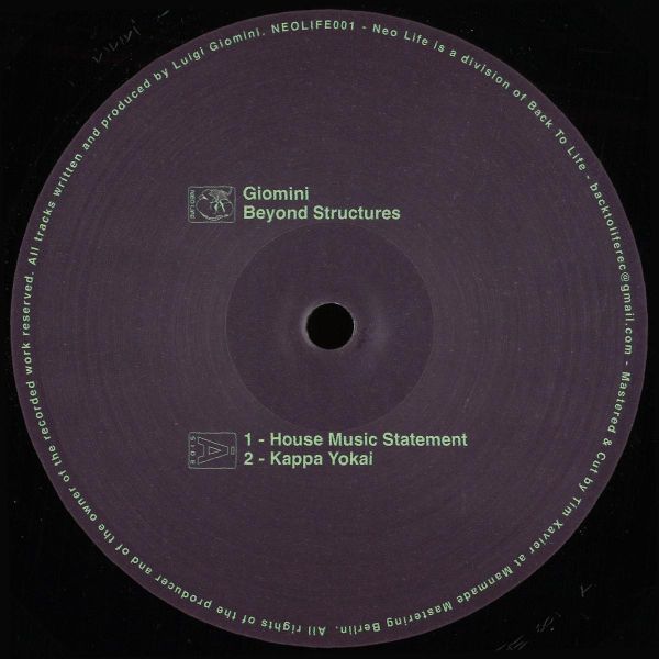 Giomini — Beyond Structures vinyl cover