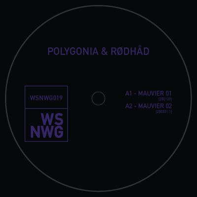 Polygonia, Rødhåd — MAUVIER vinyl cover