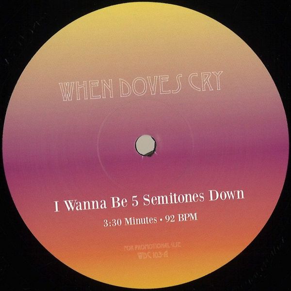 Unknown — I Wanna Be 5 Semitones Down vinyl cover