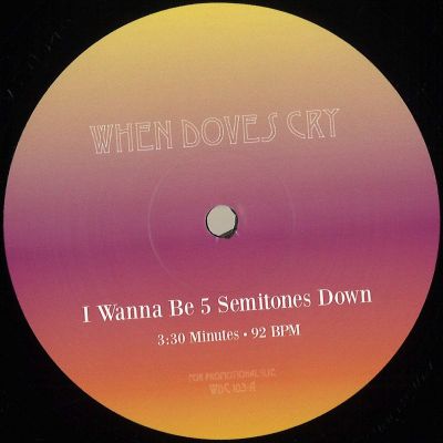 Unknown — I Wanna Be 5 Semitones Down vinyl cover