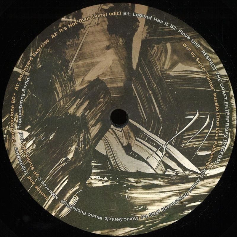 Santos, Tripmastaz — Combinazione EP vinyl cover