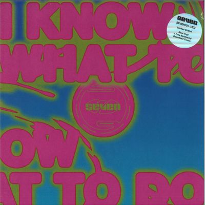 Ackermann — I know what to do vinyl cover