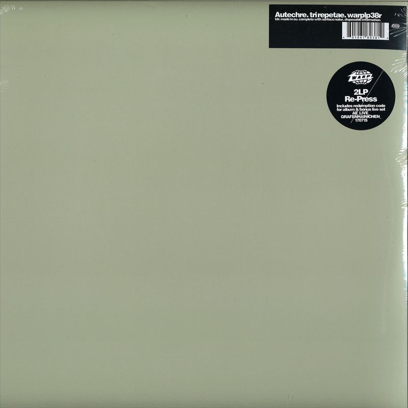 Autechre — Tri Repetae LP 2x12" vinyl cover