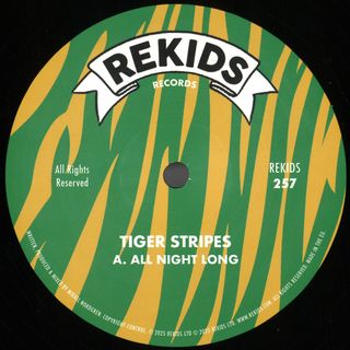 Tiger Stripes — All Night Long vinyl cover