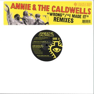 Annie, The Caldwells — WRONG / I MADE IT REMIXES vinyl cover