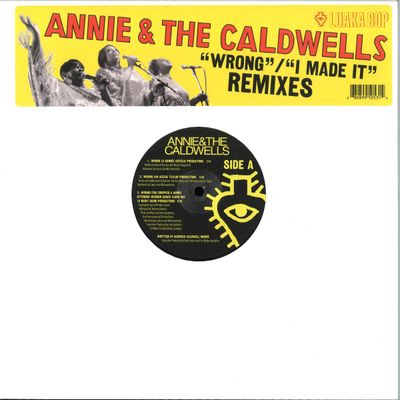 Annie, The Caldwells — WRONG / I MADE IT REMIXES vinyl cover