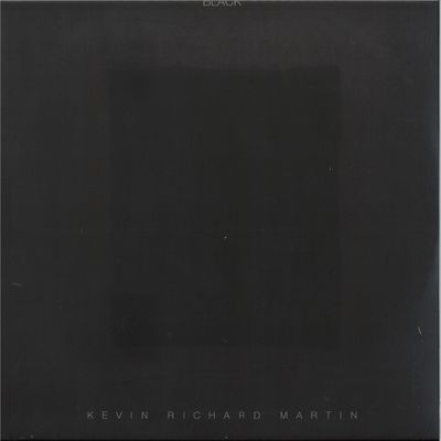 Kevin Richard Martin — Black LP 2x12" vinyl cover