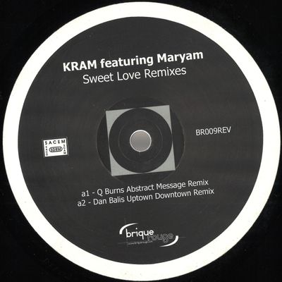 Kram — Sweet Love Remixes vinyl cover