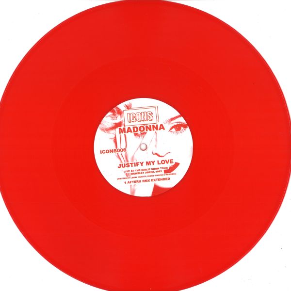 Madonna — Justify My Love vinyl cover
