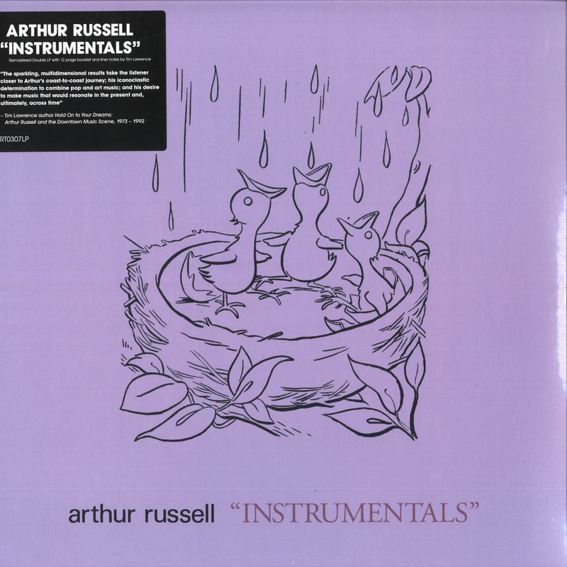 Arthur Russell — Instrumentals LP 2x12" vinyl cover