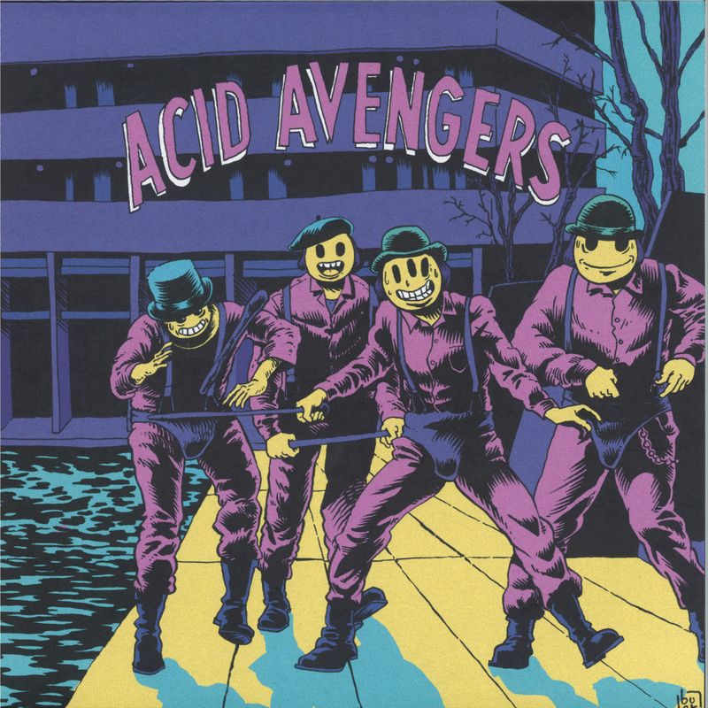 Bound By Endogamy, Raw Ambassador — Acid Avengers 028 vinyl cover