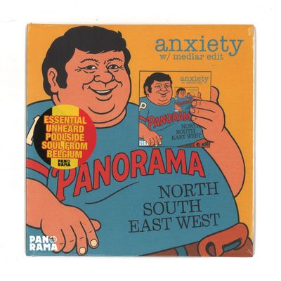 North South East West — Anxiety (Medlar Edit) (7") vinyl cover