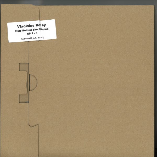 Vladislav Delay — Hide Behind The Silence EP 1 - 5 (5x10") vinyl cover