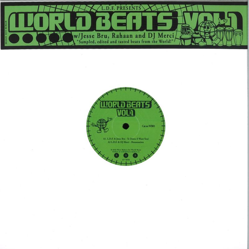 Various — World Beats Vol.1 vinyl cover