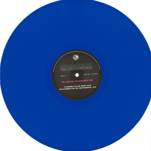 Decadance, Italoconnection — On & On (Fears Keep On) vinyl cover