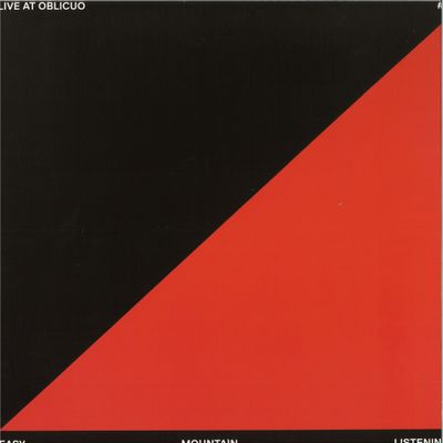 Easy Mountain Listening — Live At Oblicuo #1 vinyl cover