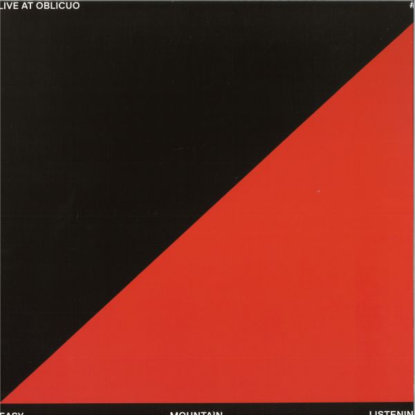 Easy Mountain Listening — Live At Oblicuo #1 vinyl cover