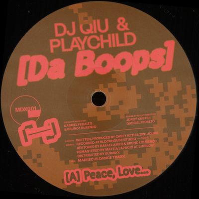 Dj Qiu, Playchild — Da Boops EP vinyl cover