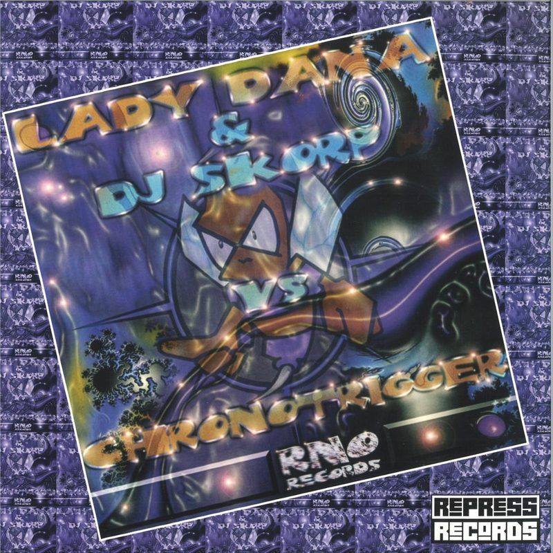 Lady Dana, DJ Skorp, Chronotrigger — Booming Track vinyl cover