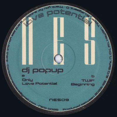 DJ Popup — Love Potential vinyl cover
