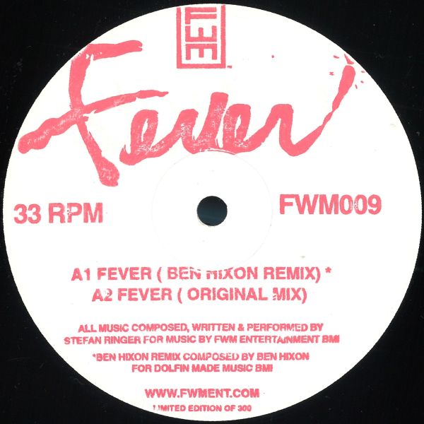 Stefan Ringer — Fever vinyl cover