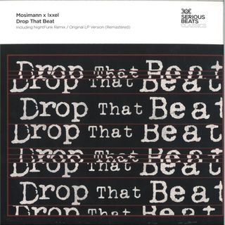 Mosimann, Ixxel — DROP THAT BEAT vinyl cover