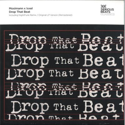 Mosimann X, Ixxel — DROP THAT BEAT vinyl cover
