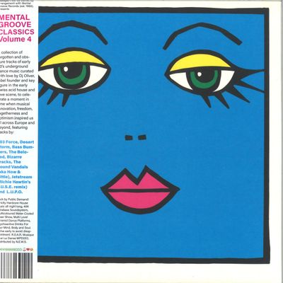 Various — MENTAL GROOVE CLASSICS VOL. 4 LP 2x12" vinyl cover