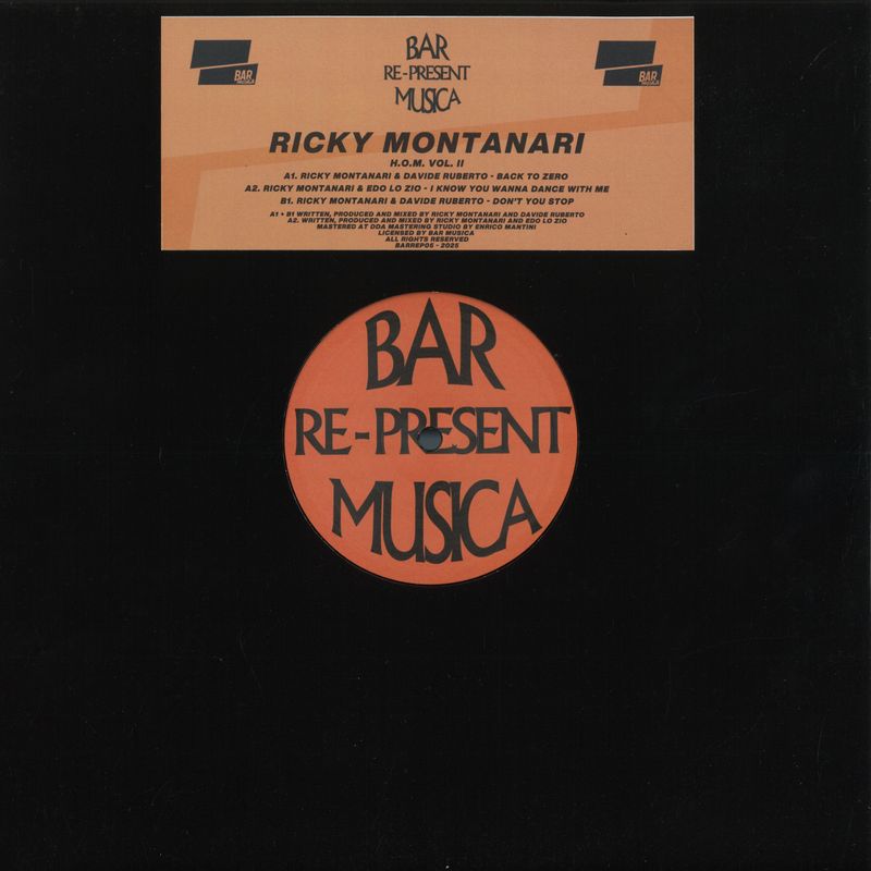 Ricky Montanari — H.O.M. Vol. II vinyl cover