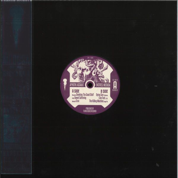 Biscanna, Arvid, Apocsys, Pardonax, Lsa, Angel Flo — Entities : Medusa vinyl cover