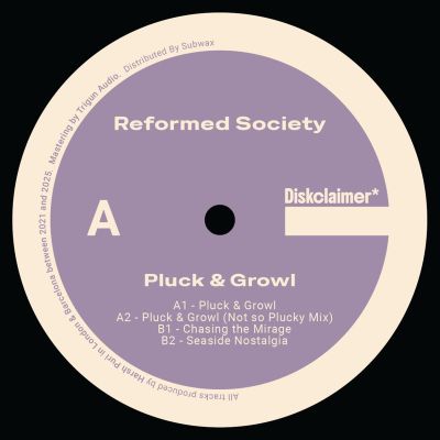 Reformed Society — Pluck & Growl EP vinyl cover