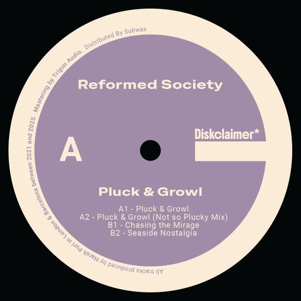 Reformed Society — Pluck & Growl EP vinyl cover