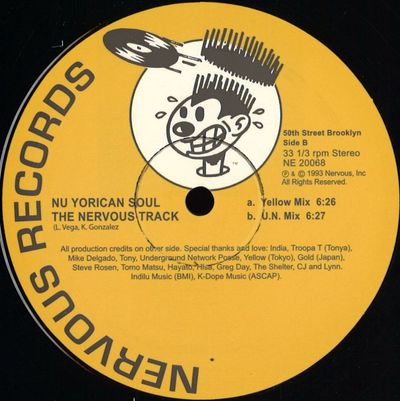Nu Yorican Soul — The Nervous Track vinyl cover