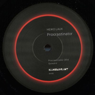 Heiko Laux — Procrastinator vinyl cover