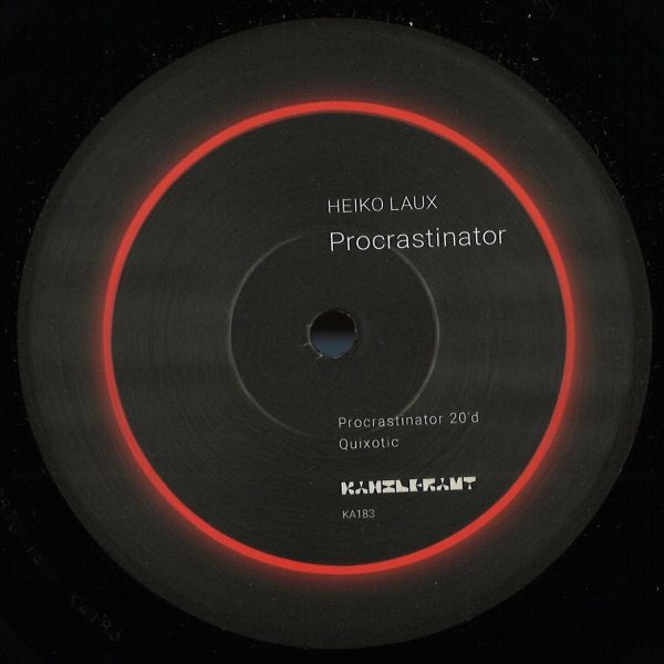 Heiko Laux — Procrastinator vinyl cover