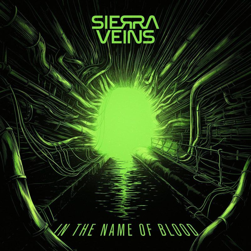 Sierra Veins — In The Name of Blood vinyl cover