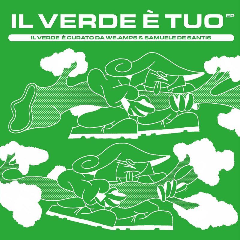 we.amps, Samuele De Santis — Il Verde è Tuo EP vinyl cover