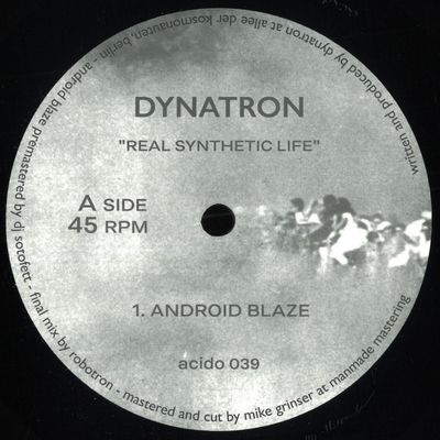Dynatron — Real Synthetic Life vinyl cover