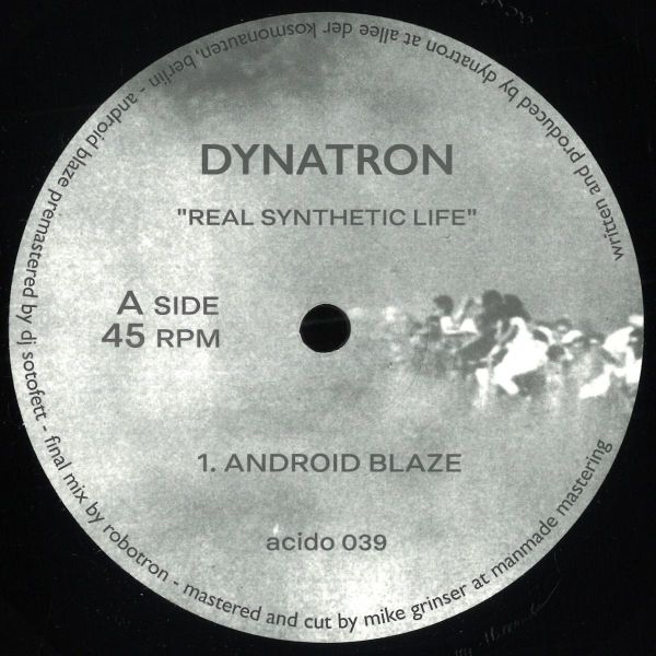 Dynatron — Real Synthetic Life vinyl cover