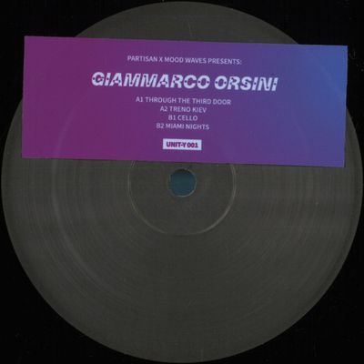 Giammarco Orsini — UNIT-Y001 vinyl cover