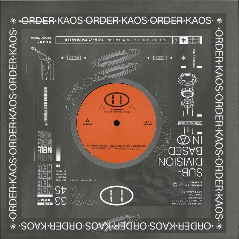 Millimetric, D.dan, Schacke, Hadone — A Lot Of Chaos vinyl cover