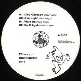 Crazy P, Inland Knights — 25 Years Of Drop Music Special Edition PT 1 vinyl cover