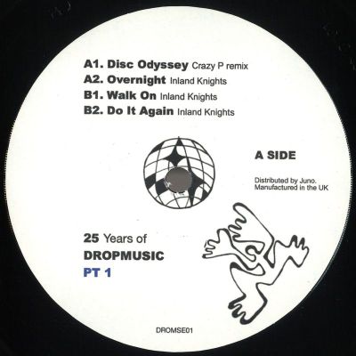 Crazy P, Inland Knights — 25 Years Of Drop Music Special Edition PT 1 vinyl cover