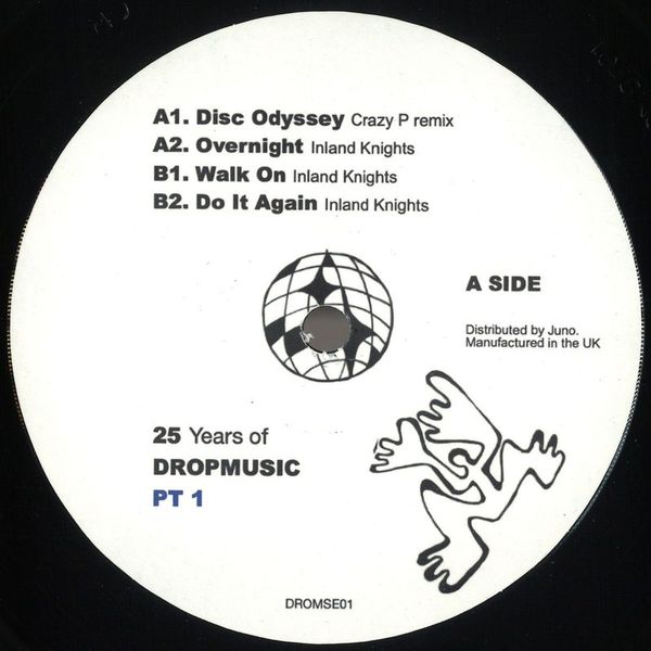 Crazy P, Inland Knights — 25 Years Of Drop Music Special Edition PT 1 vinyl cover
