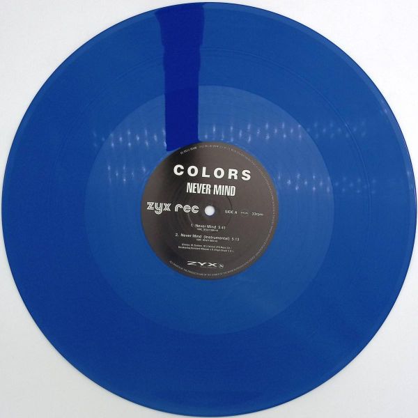 Colors — Never Mind LP vinyl cover