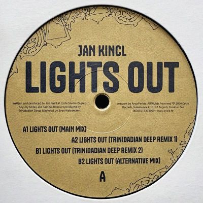 Jan Kincl — Lights Out vinyl cover